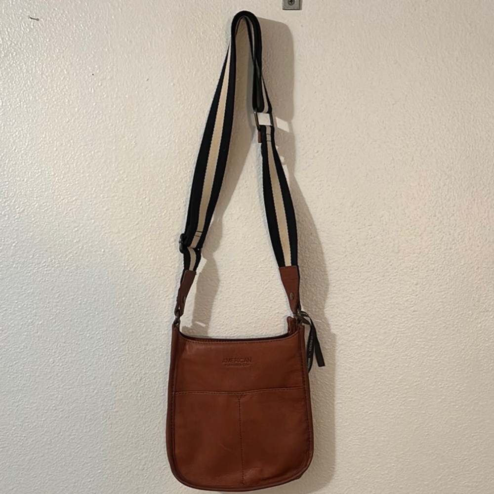 Hedgren Brown Leather Crossbody Bag